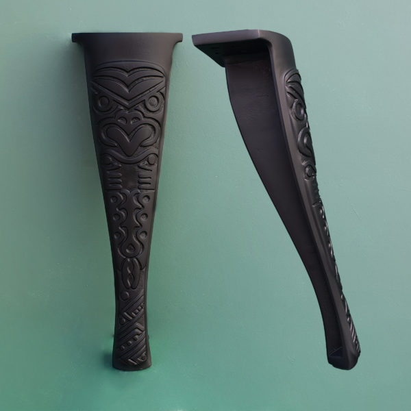 Black Serenity - Aluminium Table Legs 400mm (Set of 4)