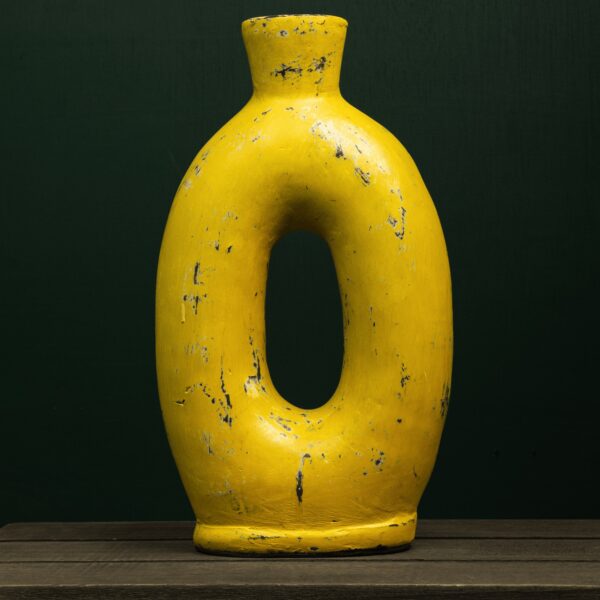 Golden Harmony - Terracotta Vase
