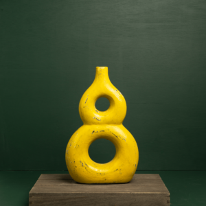 Golden Infinity - Terracotta Vase