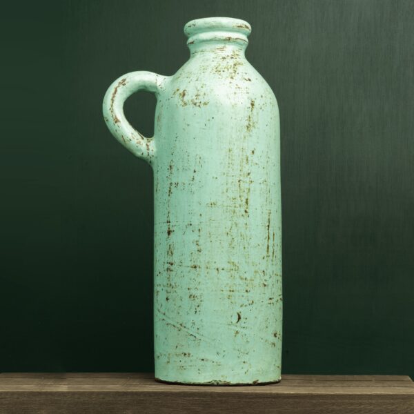 Mint Serenity - Terracotta Vase