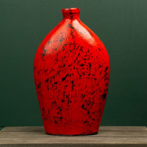 Crimson Majesty - (size S) Terracotta Vase