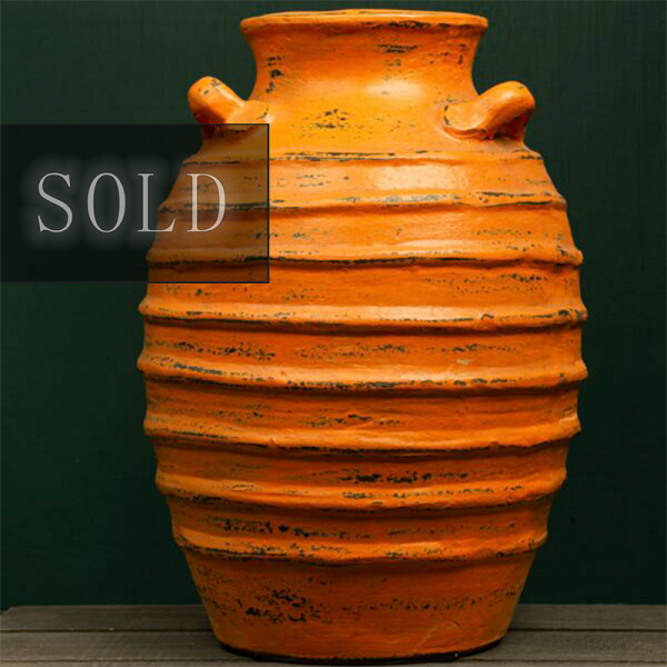 Sunset Radiance - Terracotta Vase