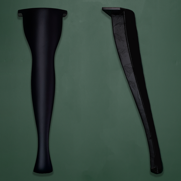 Enigma Elegance – Black Aluminium Table Legs 400mm (Set of 4)
