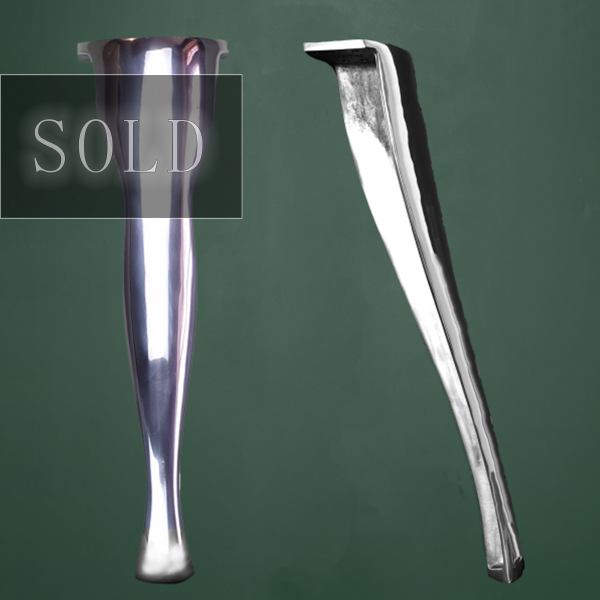 Shiny - Aluminium Table Legs Polished 700mm (Set of 4)