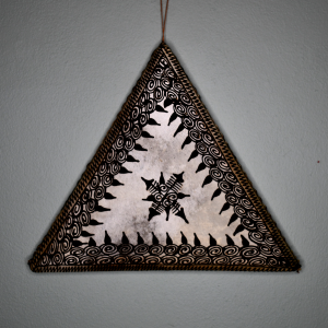 Traditional Moroccan Drum (Triangular)